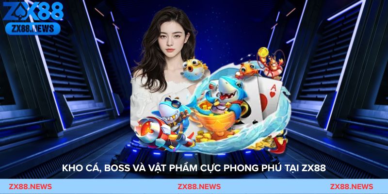 Bắn cá tại ZX88 với boss lớn, súng hiện đại và thưởng nổ mỗi ngày