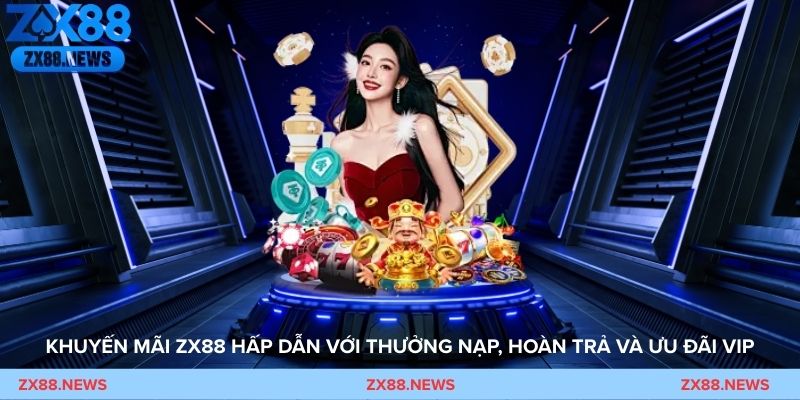 Khuyến mãi ZX88 hấp dẫn với thưởng nạp, hoàn trả và ưu đãi VIP